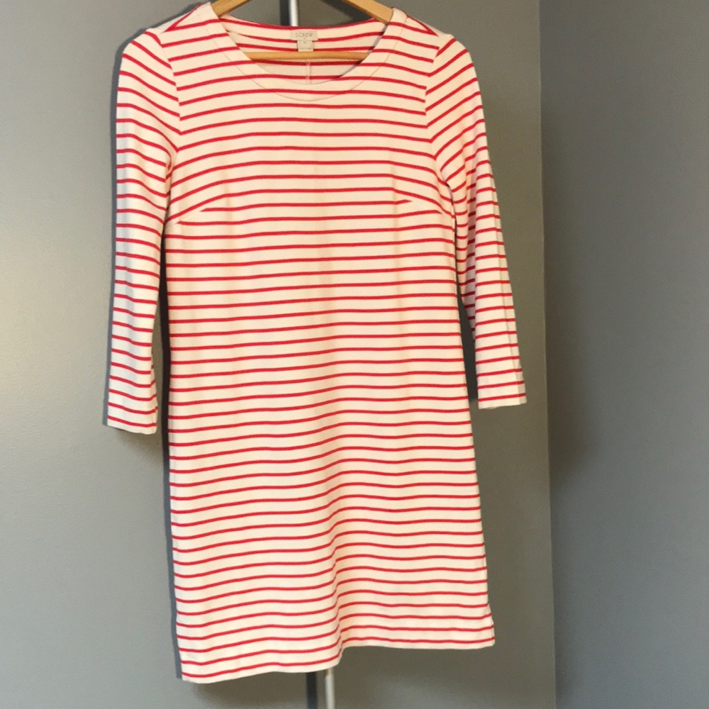 J Crew Maritime Striped Shift Dress